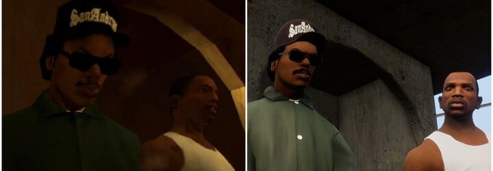 Remastrovaná trilógia GTA 3, Vice City a San Andreas je veľkým grafickým vylepšením. Ovládanie bude ako z GTA V