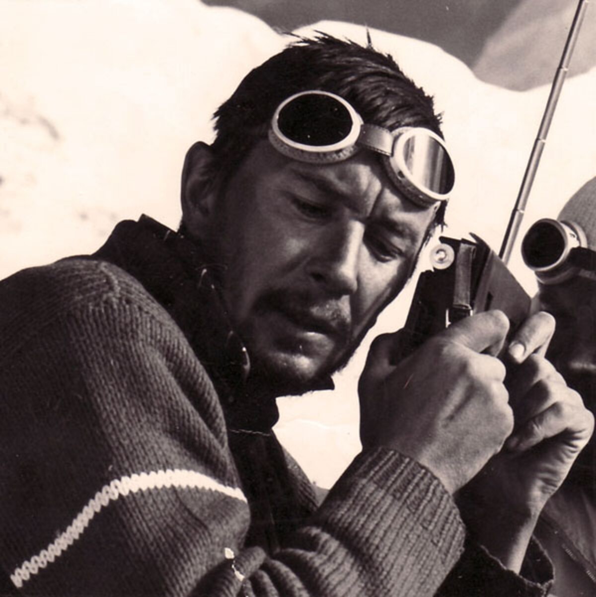 Jozef Psotka během expedice na Makalu. 