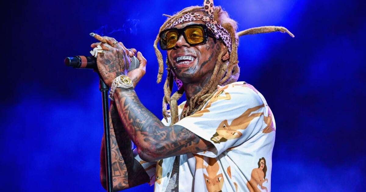 Lil Wayne vtipně reaguje na svou voskovou figurínu. Vypadá ještě hůř než ta Rockova