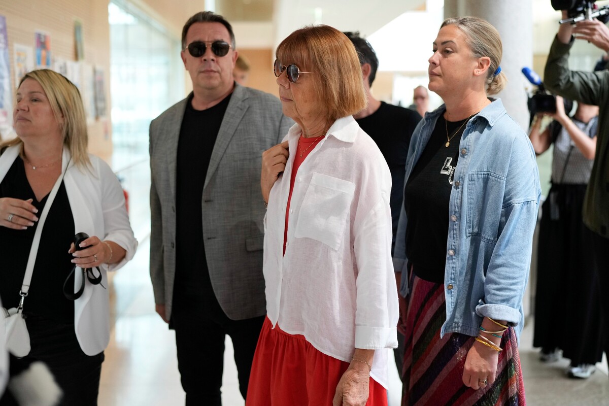 Gisèle Pelicot na súde.