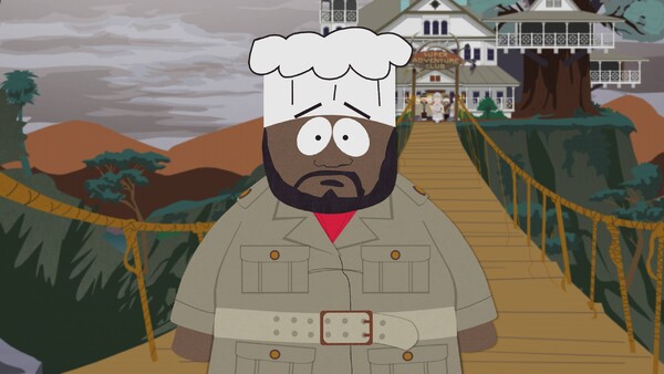 Školní kuchař (známý jako Chef) je osoba, za kterou hoši ze seriálu občas chodí i pro radu. Jak zní Chefovo pravé jméno?