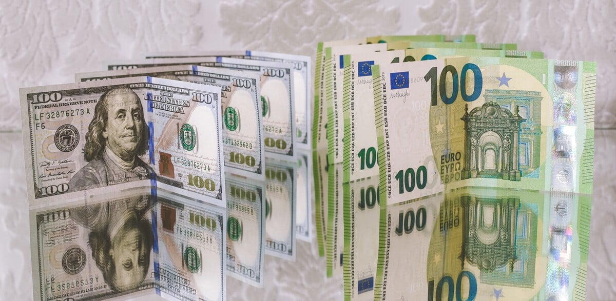 Počas roka 2022 zaznamenalo euro pokles voči americkému doláru.