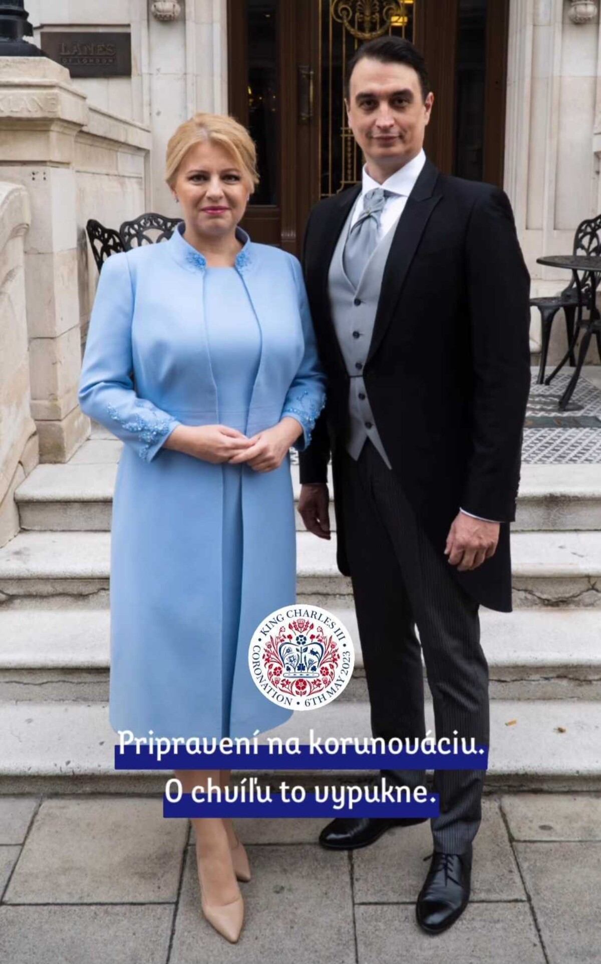 Prezidentka Zuzana Čaputová s partnerom Jurajom Rizmanom