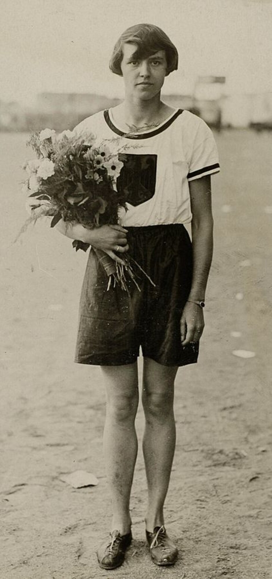 Lina Radke na olympiádě v roce 1928.