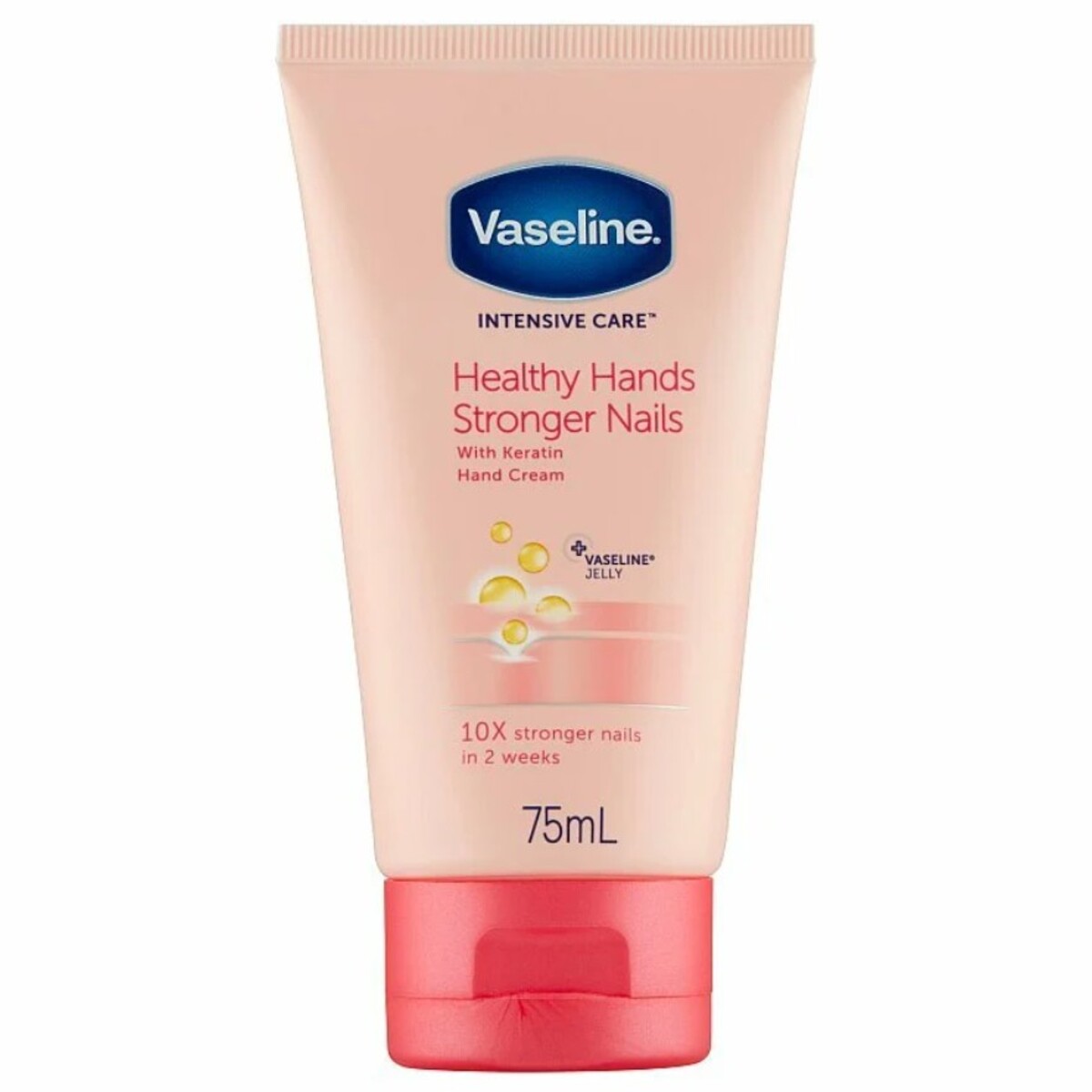 Vaseline Intensive Care Hand Cream Healthy Hands and Stronger Nails Lotion.