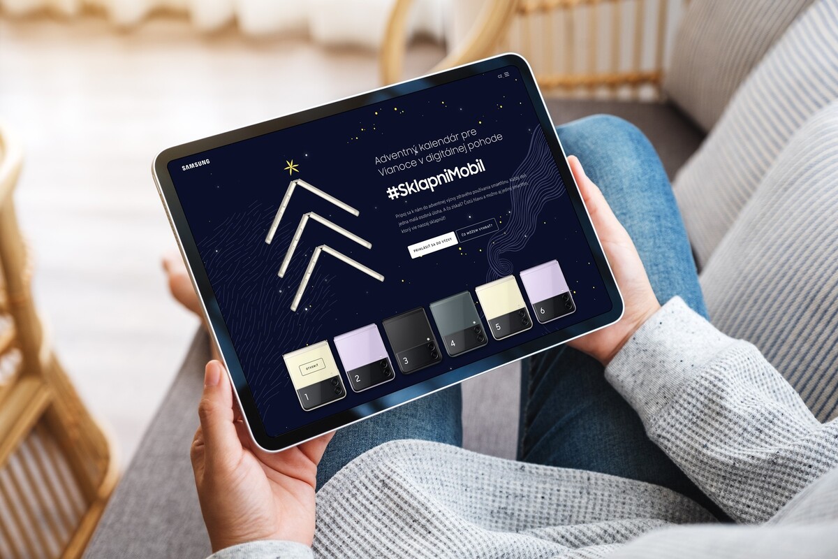 Samsung, Sklapni mobil, adventný kalendár