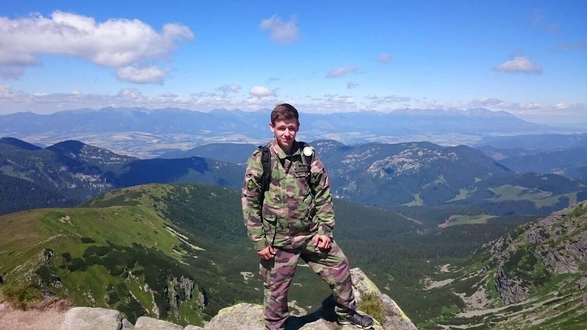 Matúš Mažáry počas členstva v Slovenských brancoch.