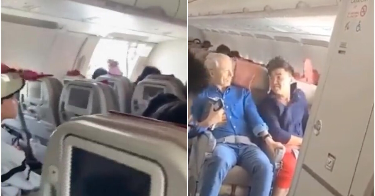 VIDEO: Muž během letu otevřel v letadle plném lidí nouzový východ
