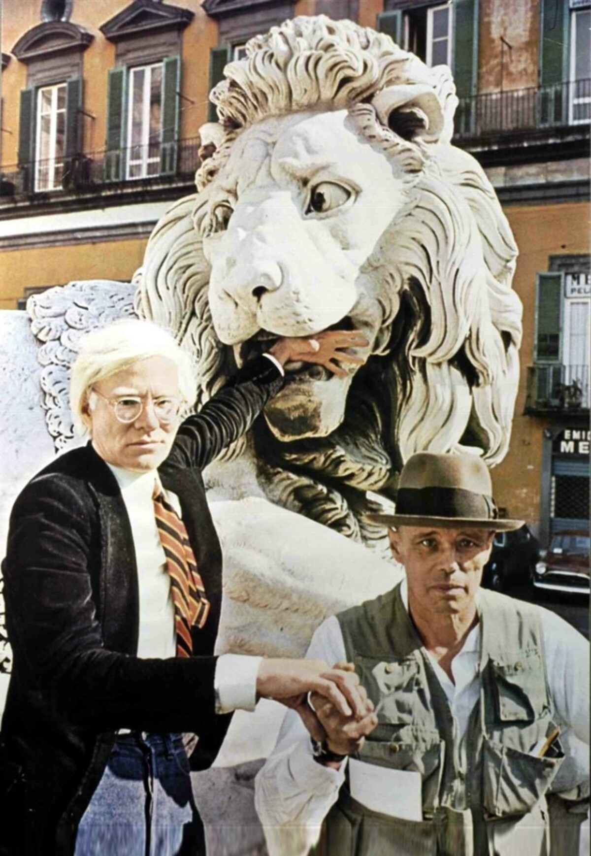 Joseph Beyus a Andy Warhol.