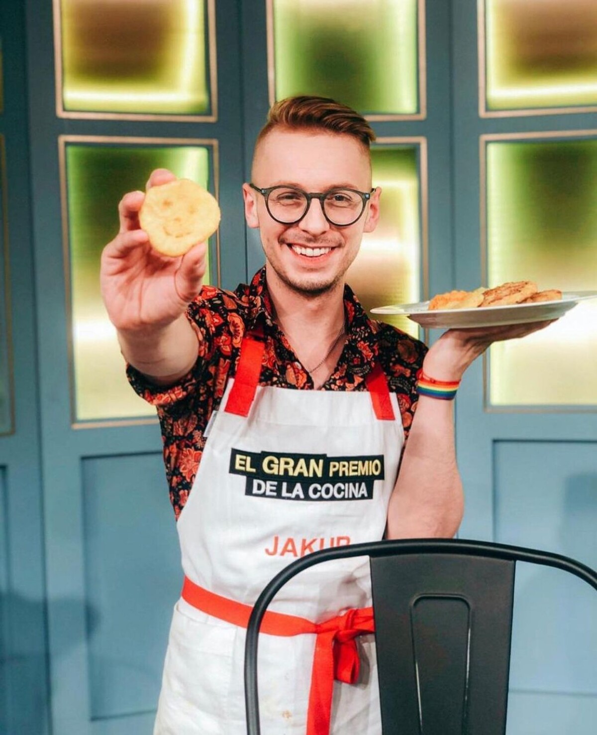 Jakub v šou El gran premio de la cocina.