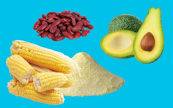 Kukuričná múka, fazuľa a avokádo sú základom: