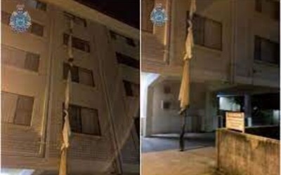 39-ročný muž zviazal plachty, spustil ich z okna ako lano a ušiel z karantény