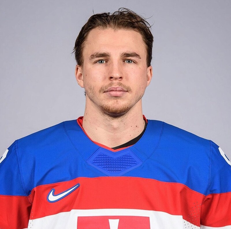 What is the name of this Slovak hockey representative at the Olympic Games in China 2022?