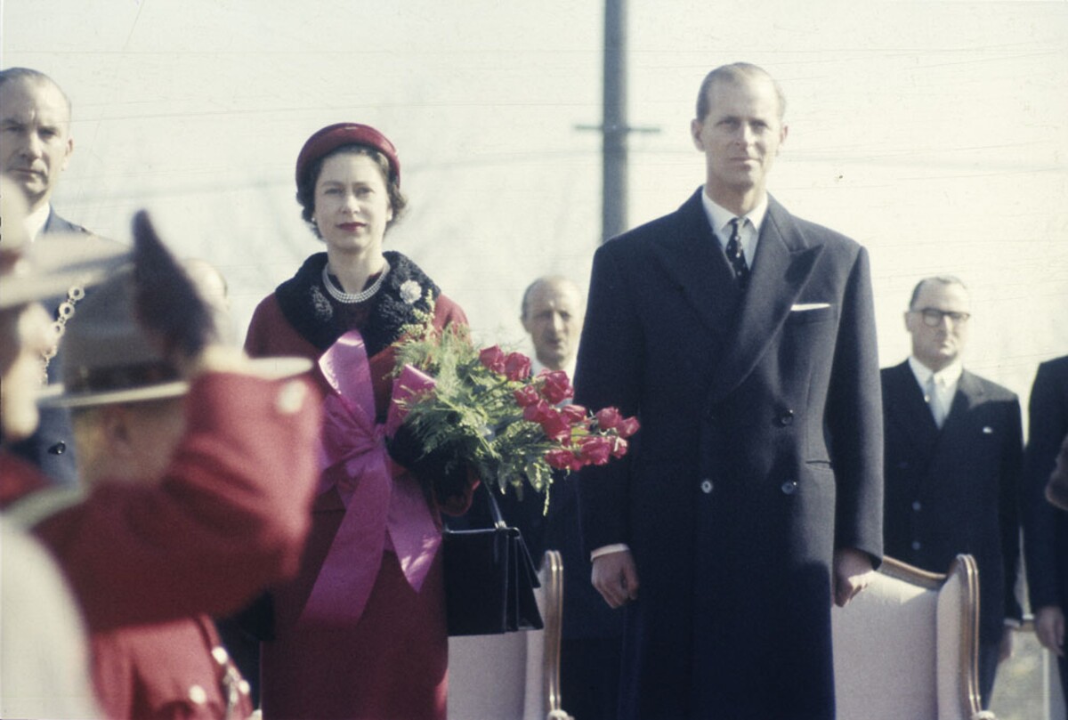 Kráľovná Alžbeta II. s princom Philipom na návšteve Kanady v roku 1957.