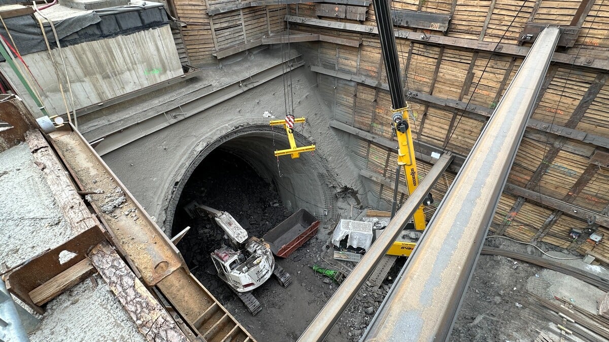 metro d stavba dopravní podnik pankrác