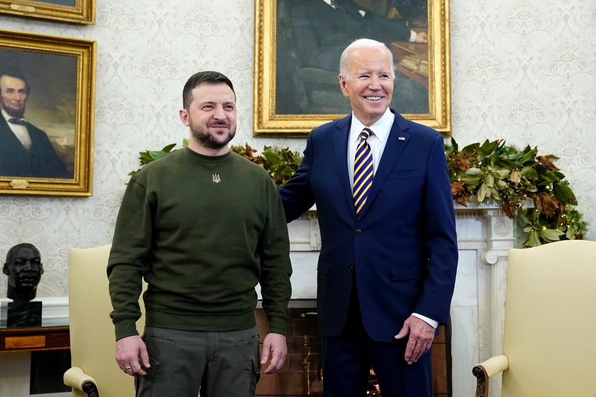 Zelenskyj, Biden.