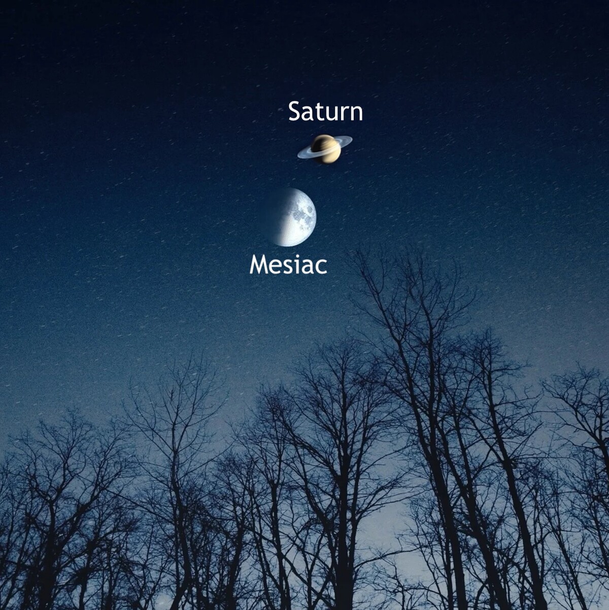 Saturn Mesiac
