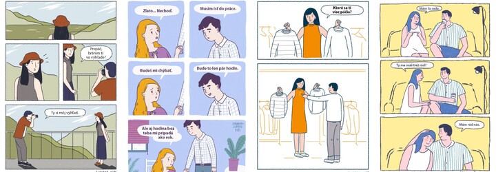 Ilustrace, které svou jednoduchostí a romantickým podtónem vykouzlí úsměv na tváři každé ženy. Ve vztazích lže žít i v harmonii