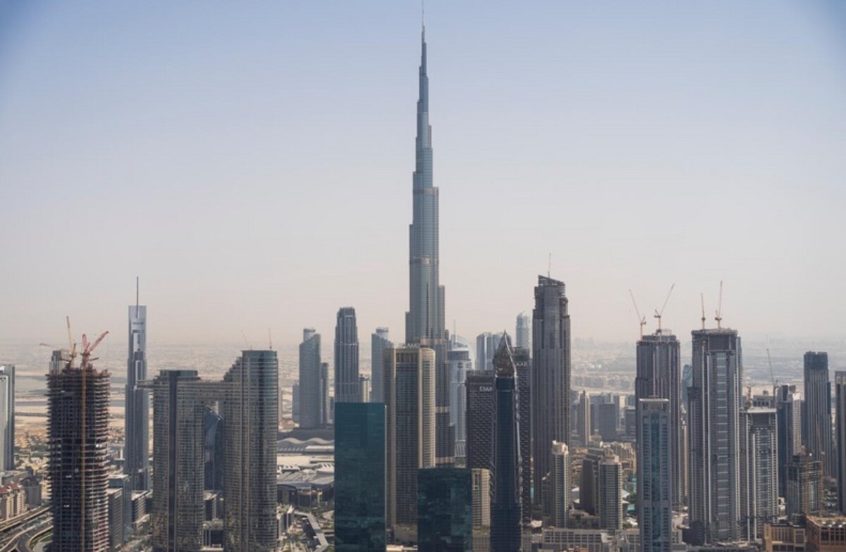 Najvyššia budova sveta Burdž chalífa v Dubaji.