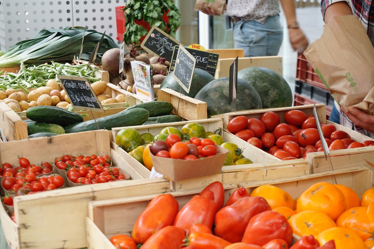 zelenina, ovocie, trh