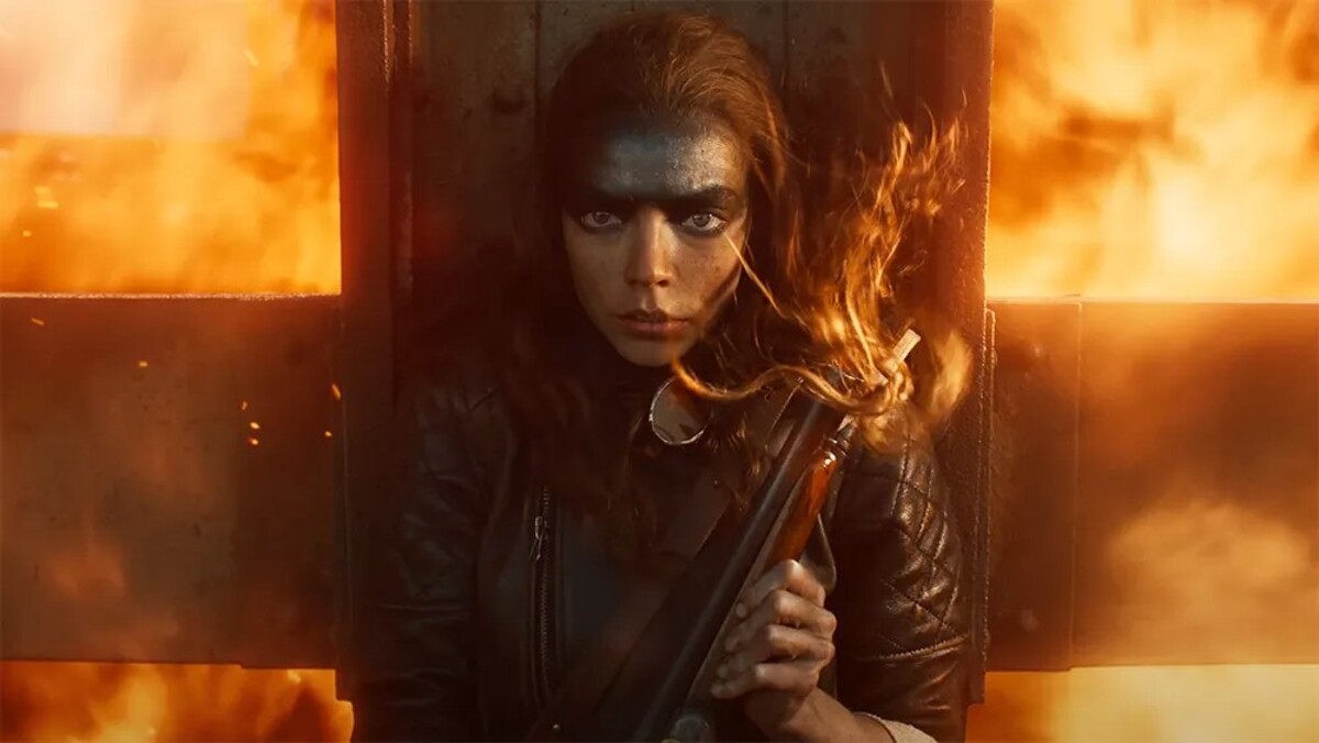 Anna Taylor-Joy vo filme Furiosa: A Mad Max Saga.