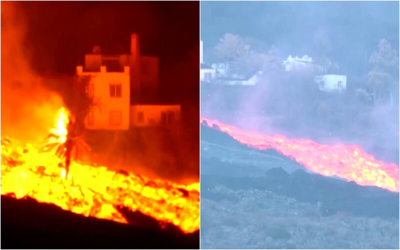 VIDEO: Takto pohltila láva zo sopky domy na Kanárskych ostrovoch. Evakuovať museli vyše 6 000 obyvateľov.