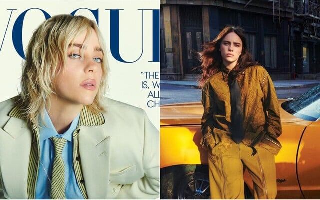 Billie Eilish pózuje na titulke Vogue: V pánskej móde búra stereotypy. Tvrdí, že ľutuje svoj coming out