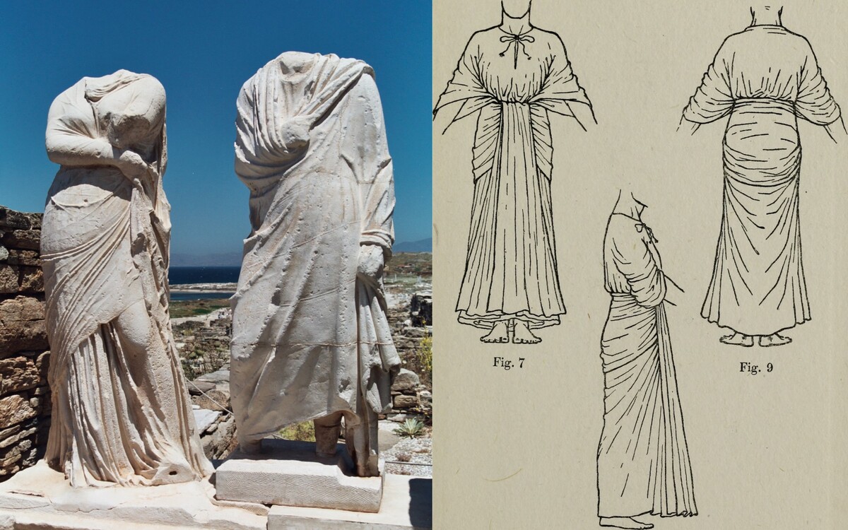 Oděv v antickém Řecku a Egyptě.