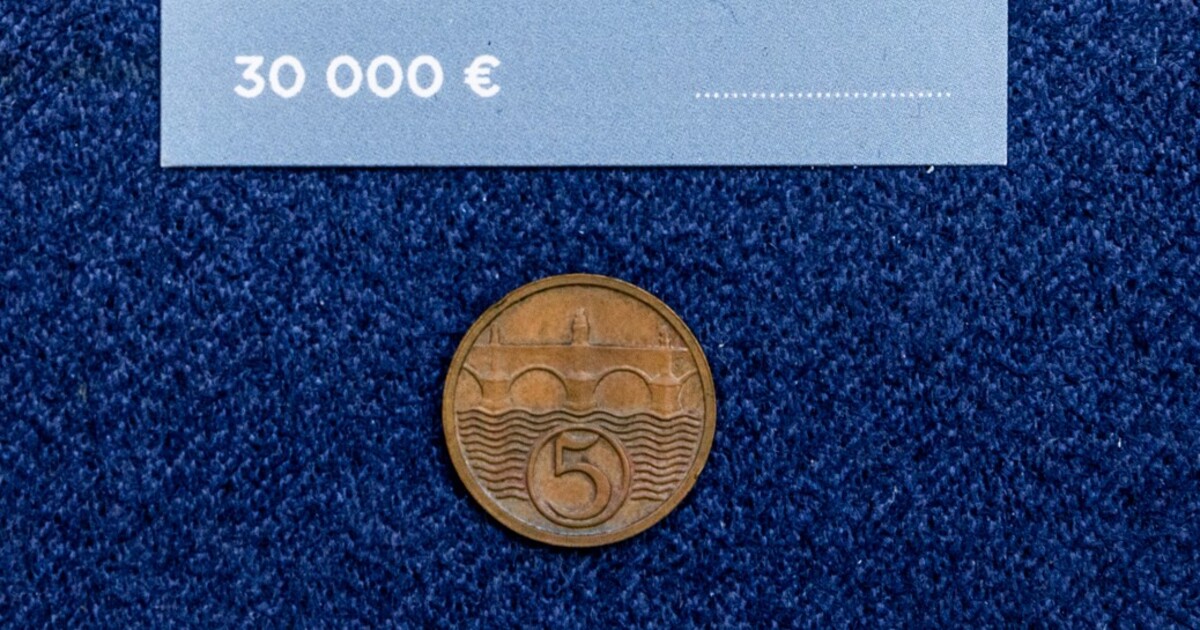 Záhadný československý haléř z roku 1924 byl vydražen za 1,5 milionu korun. V čem spočívá tajemství této mince?
