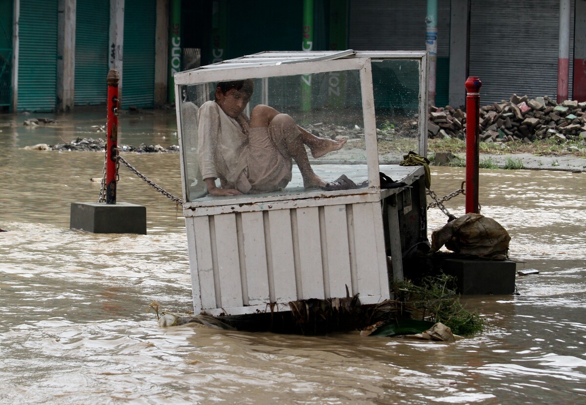 Záplavy v Pakistane.