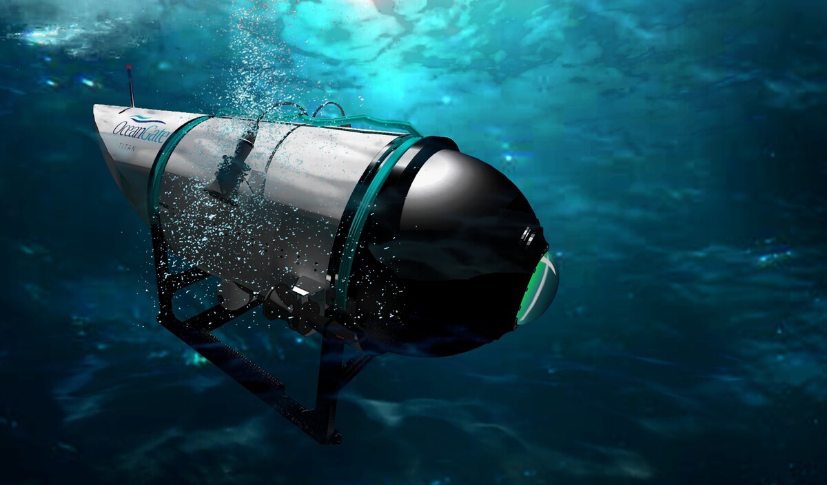 3D model ponorky Titan.