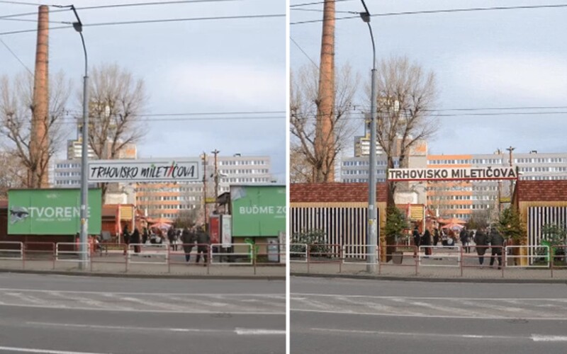 Ikonické trhovisko Miletičova špatia billboardy, ktoré mali zmiznúť po konci roku 2019. Firmy na nich stále zarábajú.