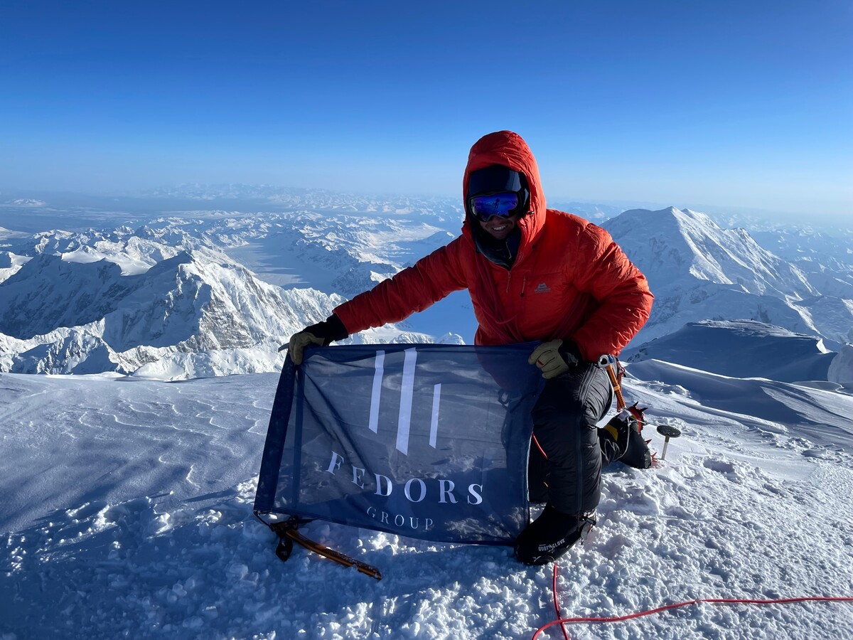 Mišo na vrchole Denali.