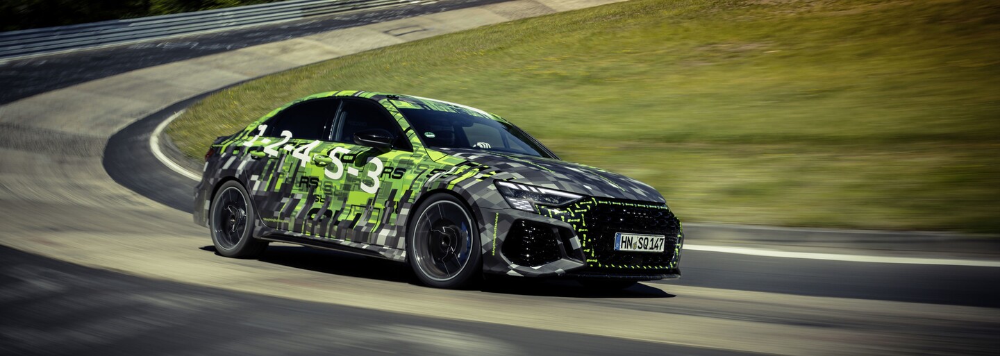 Audi RS3 o 400 koních stanovilo nový rekord na Nürburgringu mezi kompaktními vozidly 