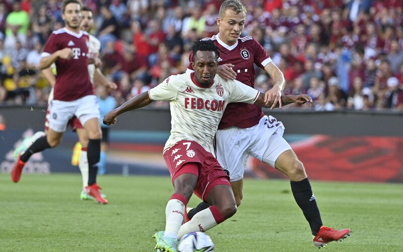 Sparta znovu prohrála první zápas předkola Ligy mistrů. Podlehla Monaku 0:2.
