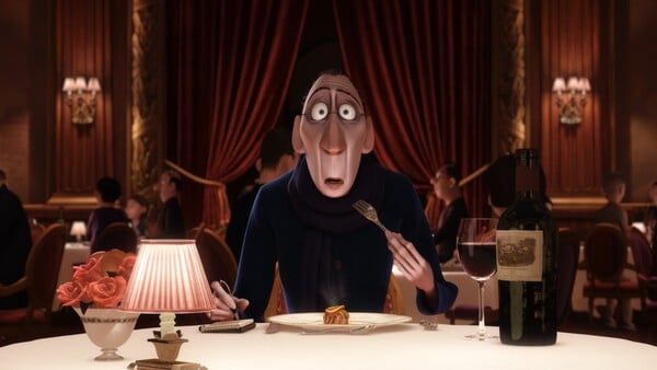 Jak zní jméno food kritika v pohádce Ratatouille?