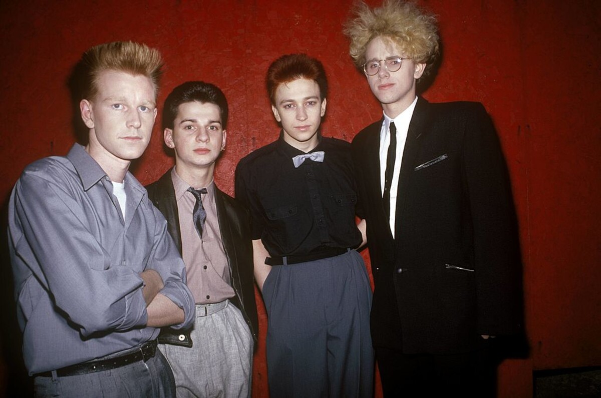 Zľava Andrew Fletcher, Dave Gahan, Alan Wilder a Martin Gore.