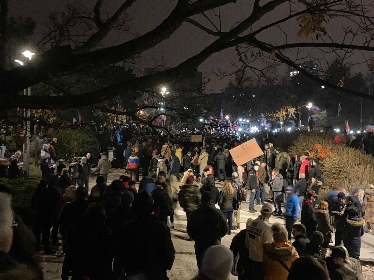 protest 17. novembra 2021