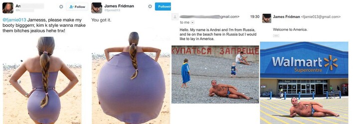 Mistr Photoshopu James si dělá srandu ze zaslaných fotografií. Jeho díla baví na Twitteru tisíce lidí