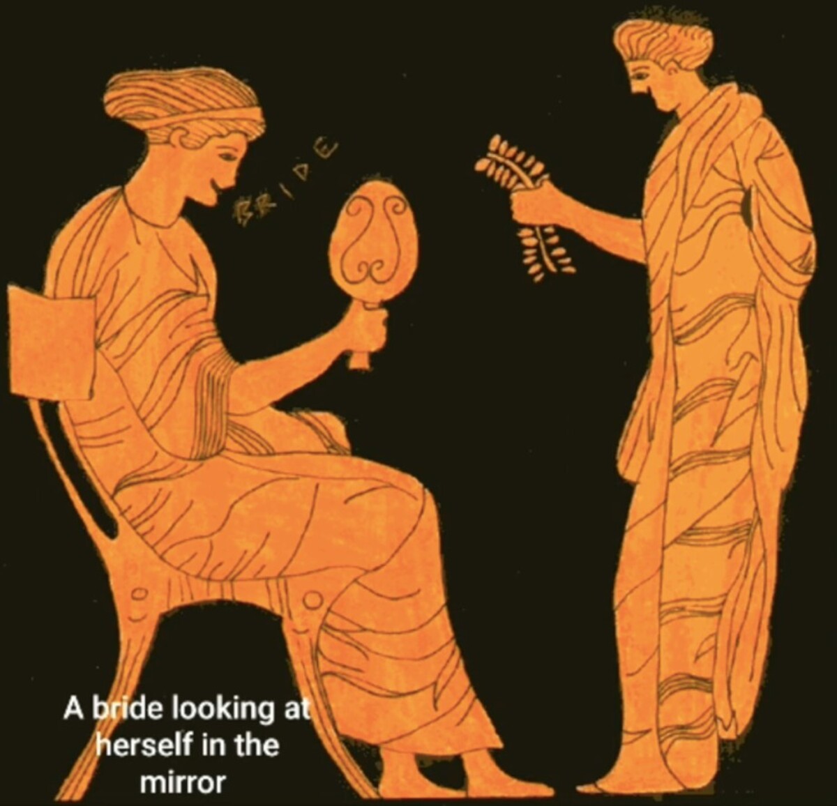 Svadba v starovekom Grécku.