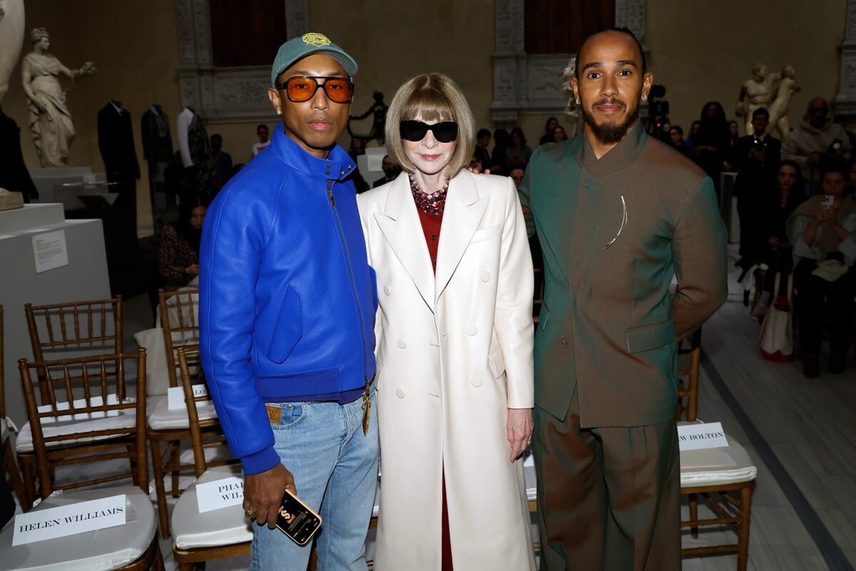 Anna Wintour, Lewis Hamilton Pharell Williams