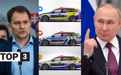 TOP 3 v pondelok: Matovič sa označil za Žida, Rusi zarábajú na rope aj počas vojny a policajti vybrali dizajn nových áut  