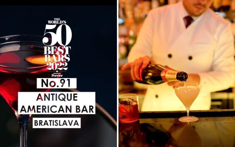 Historický úspech pre slovenskú barovú scénu: Bratislavský Antique American Bar zaradili medzi najlepšie bary sveta.