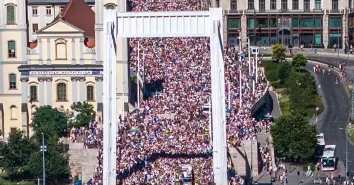 Budapešť zažila rekordní Pride navzdory zákazu. Do ulic vyšlo až 200 tisíc lidí