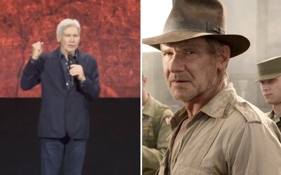 VIDEO: Dojatý Harrison Ford predstavoval publiku nového Indianu Jonesa. Tieto filmy sú o dobrodružstve, ale aj o srdci