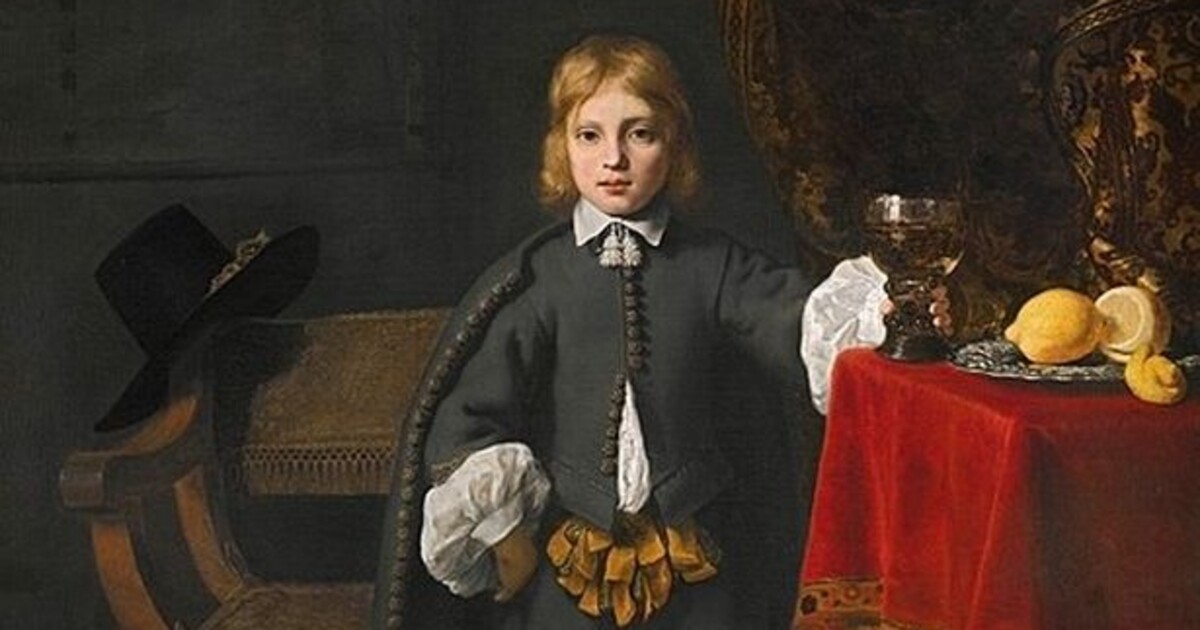 Je toto cestovatel v čase? Návštěvníky znepokojily tenisky na starém obrazu, stal se z toho virál