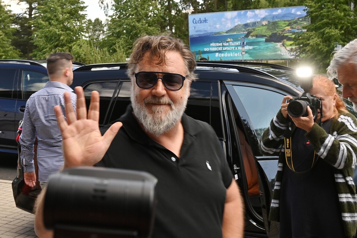 Russell Crowe na KVIFF.
