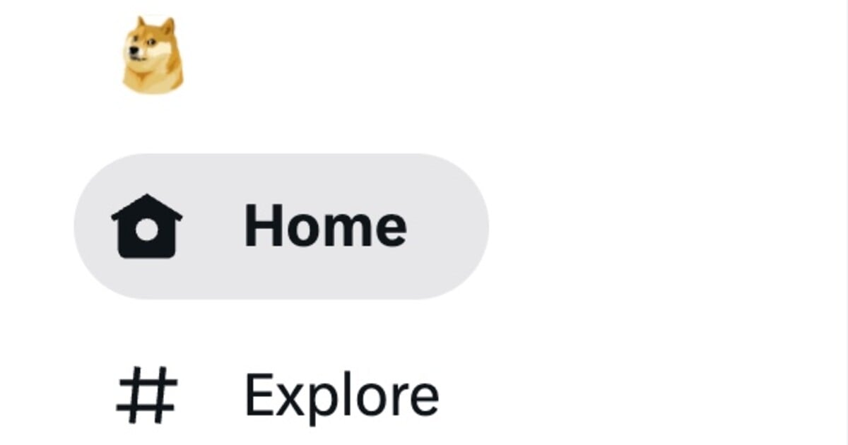 Twitter změnil své logo na psa Doge z Dogecoinu