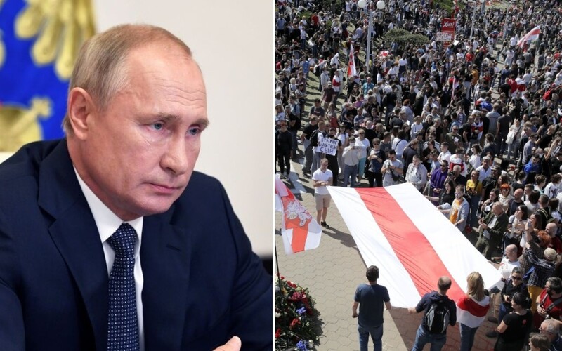 Putin prisľúbil Bielorusku pomoc. Ak bude treba, Moskva „zaistí bezpečnosť v krajine“.