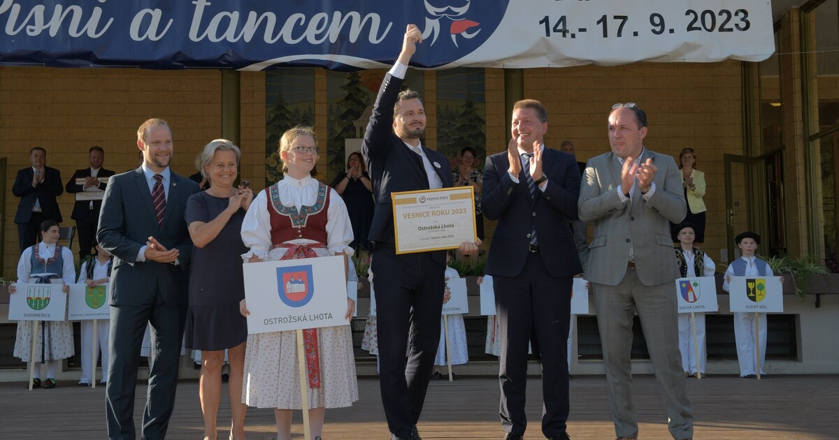 Vesnicí roku 2023 je Ostrožská Lhota ze Zlínského kraje. Podívej se, jak to tam vypadá